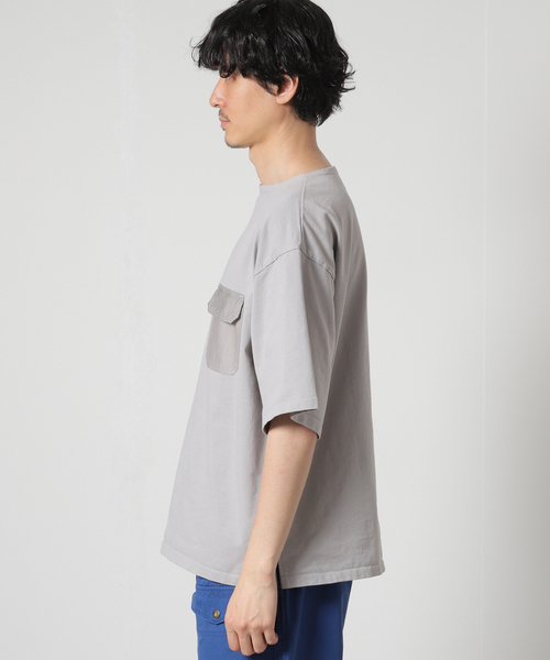 JOURNAL STANDARD J.S HOMESTEAD(ジャーナルスタンダードホームステッド)の「【j.s.homestead】COMMANDO POCKET Tシャツ(Tシャツ/カットソー・メンズ・グリーン系その他/スミクロ/コバルトブルー/グレー/モカ/ライトホワイト・MEDIUM/LARGE)」の9枚目の写真