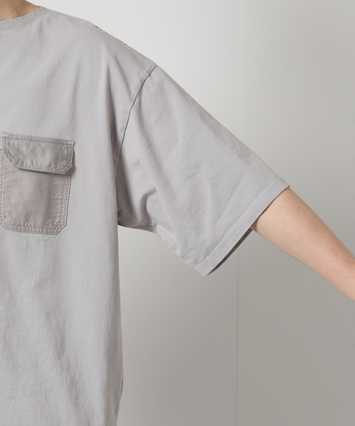JOURNAL STANDARD J.S HOMESTEAD(ジャーナルスタンダードホームステッド)の「【j.s.homestead】COMMANDO POCKET Tシャツ(Tシャツ/カットソー・メンズ・グリーン系その他/スミクロ/コバルトブルー/グレー/モカ/ライトホワイト・MEDIUM/LARGE)」の13枚目の写真