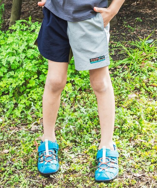 BREEZE（ブリーズ）の「水陸両用アクティブパンツ 4分丈_撥水加工（その他パンツ・キッズ・ブラック/ベージュ/レインボー/カーキ/サックスブルー/ライム/エメラルド/ブルー/ピンク/オレンジ・100/110/120/130/140/90/150）」の6枚目の写真