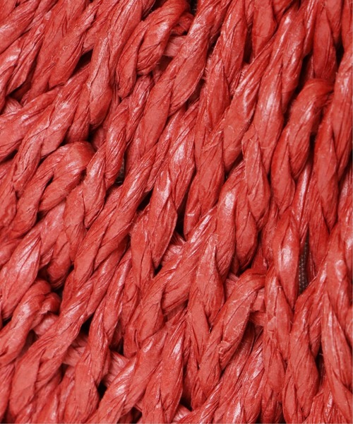 ikka（イッカ）の「雑材アンモナイトマルテバッグ（かごバッグ・レディース・ブルー/キャメル/ブラウン/ピンク・FREE）」の15枚目の写真