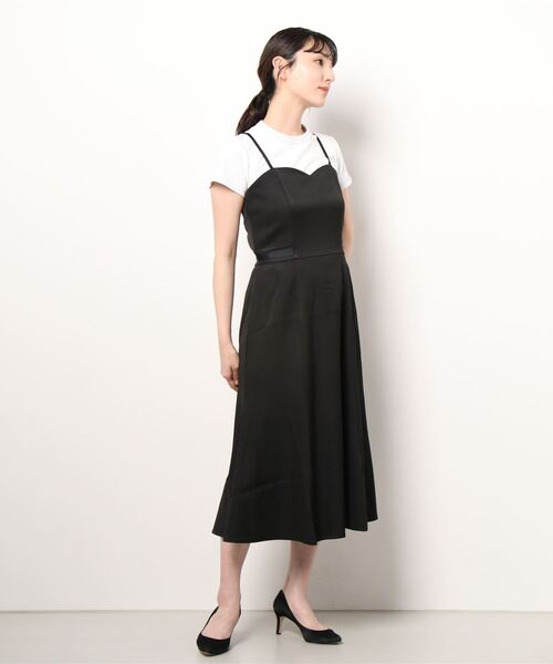 axes femme POETIQUE（アクシーズファムポエティック）の「マーメイドロングキャミＯＰ（ワンピース・レディース・ピンク/ブラック/サックスブルー・MEDIUM）」の2枚目の写真