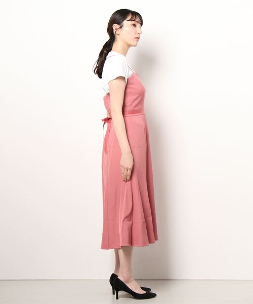 axes femme POETIQUE（アクシーズファムポエティック）の「マーメイドロングキャミＯＰ（ワンピース・レディース・ピンク/ブラック/サックスブルー・MEDIUM）」の5枚目の写真