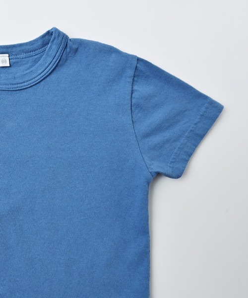 JIPPON（ジポン）の「セットインワイドＴシャツ（80～140cm）（Tシャツ/カットソー・キッズ・ミント/オフホワイト/ピンク/ラベンダー/ブルー/チャコール/ライトブルー/ホワイト系その他/オレンジ/モカ/ライトグリーン・80/90/95/100/110/120/130/140）」の13枚目の写真