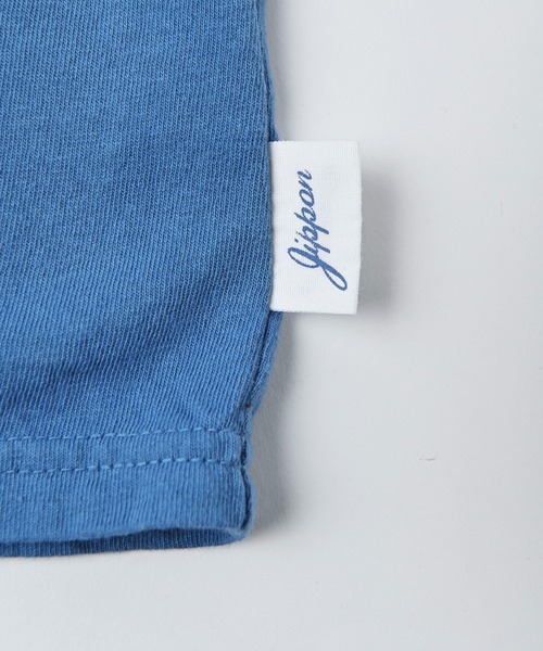 JIPPON（ジポン）の「セットインワイドＴシャツ（80～140cm）（Tシャツ/カットソー・キッズ・ミント/オフホワイト/ピンク/ラベンダー/ブルー/チャコール/ライトブルー/ホワイト系その他/オレンジ/モカ/ライトグリーン・80/90/95/100/110/120/130/140）」の15枚目の写真