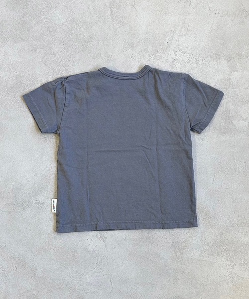 JIPPON（ジポン）の「セットインワイドＴシャツ（80～140cm）（Tシャツ/カットソー・キッズ・ミント/オフホワイト/ピンク/ラベンダー/ブルー/チャコール/ライトブルー/ホワイト系その他/オレンジ/モカ/ライトグリーン・80/90/95/100/110/120/130/140）」の18枚目の写真