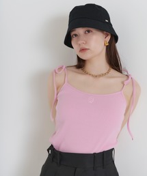 TINA：JOJUN | パッド付き 肩リボンキャミソール TINA：JOJUN(キャミソール)