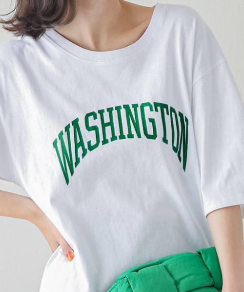 SUGAR BISKET（シュガービスケット）の「ビックシルエットロゴTシャツ（Tシャツ/カットソー・レディース・ホワイト/チャコールグレー/ブラック・フリー）」の17枚目の写真