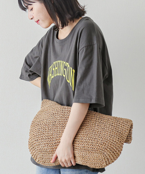 SUGAR BISKET（シュガービスケット）の「ビックシルエットロゴTシャツ（Tシャツ/カットソー・レディース・ホワイト/チャコールグレー/ブラック・フリー）」の5枚目の写真