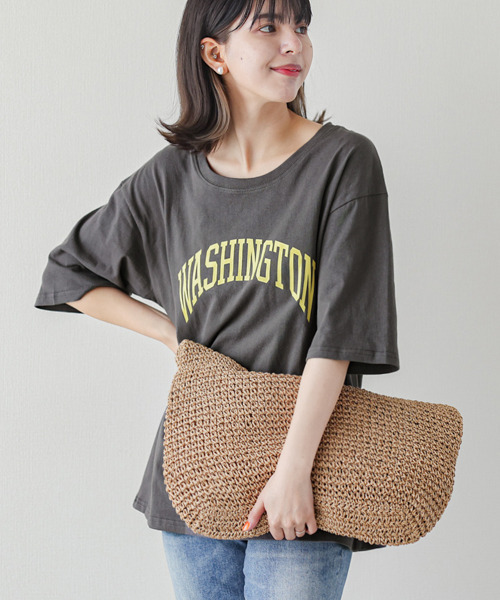 SUGAR BISKET（シュガービスケット）の「ビックシルエットロゴTシャツ（Tシャツ/カットソー・レディース・ホワイト/チャコールグレー/ブラック・フリー）」の21枚目の写真