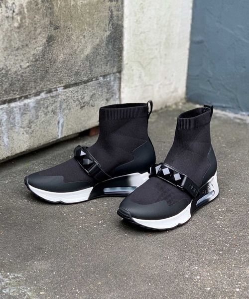 ASH（アッシュ）の「【LUST】BL ハイカットニットスニーカー（スニーカー・レディース・ブラック・40/38/39/35/36/37）」の7枚目の写真
