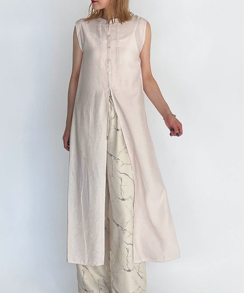 PICCIN（ピッチン）の「前後2WAYワンピース（ワンピース・レディース・ブラック/ベージュ/レンガ・M/L）」の3枚目の写真