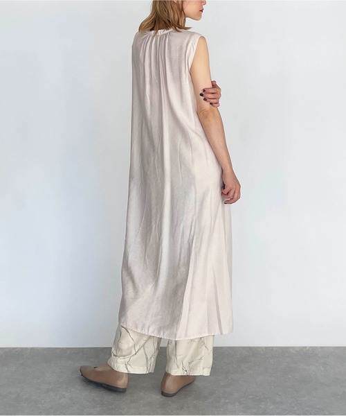 PICCIN（ピッチン）の「前後2WAYワンピース（ワンピース・レディース・ブラック/ベージュ/レンガ・M/L）」の10枚目の写真