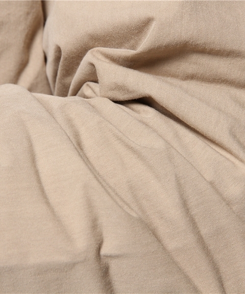 Lui's（ルイス）の「Lui's(ルイス) ポプリンシャツコート（ステンカラーコート・メンズ・ブラック/ベージュ・MEDIUM/SMALL）」の4枚目の写真