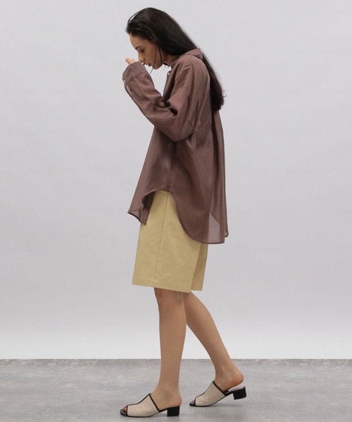 LAKOLE（ラコレ）の「ポリエステルツイルタックドショーツ / 343105（その他パンツ・レディース・ブラック/ブラウン/ベージュ・SMALL/MEDIUM）」の19枚目の写真