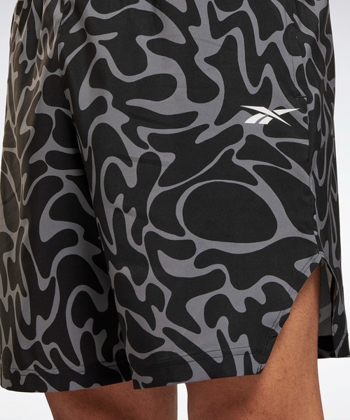 Reebok（リーボック）の「ワークアウト レディ オールオーバー プリント ショーツ / Workout Ready Allover Print Shorts（その他パンツ・メンズ・グレー・X-SMALL/MEDIUM/LARGE/XX-LARGE/XXX-LARGE/SMALL/X-LARGE）」の3枚目の写真