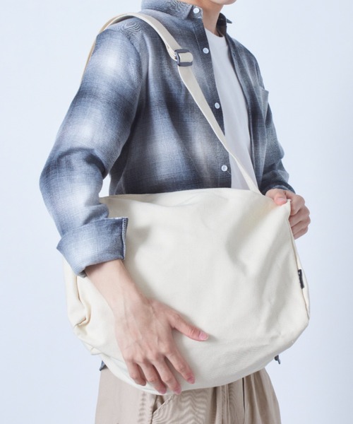 SETUP7(セットアップセブン)の「【SETUP7】キャンバスカジュアルショルダーバッグ KNF(ショルダーバッグ・メンズ・ホワイト/グリーン/ブラック・FREE)」の6枚目の写真