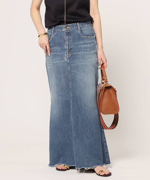 AP STUDIO（エーピーストゥディオ）の「《追加》スリットデニムスカート（デニムスカート・レディース・ブルー系その他・36/38/34）」の11枚目の写真