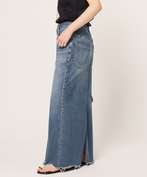 AP STUDIO（エーピーストゥディオ）の「《追加》スリットデニムスカート（デニムスカート・レディース・ブルー系その他・36/38/34）」の12枚目の写真