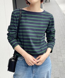 Spick & Span | GIZAcottonボーダー ロンT(Tシャツ/カットソー)