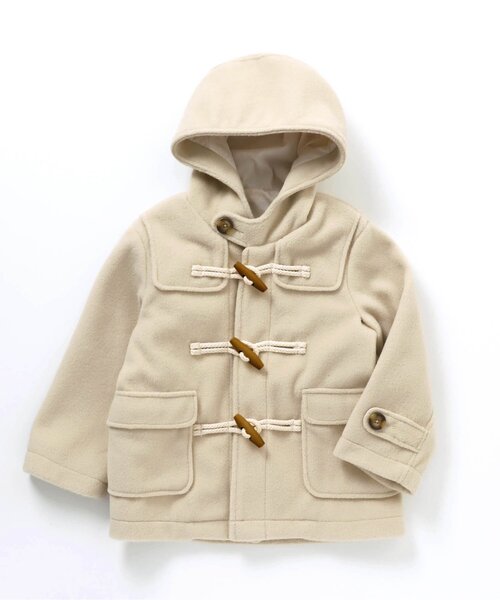 apres les cours(アプレレクール)の「ダッフルコート(ダッフルコート・キッズ・ミント/キナリ/パープル・130/140/80/90/100/110/120)」の2枚目の写真