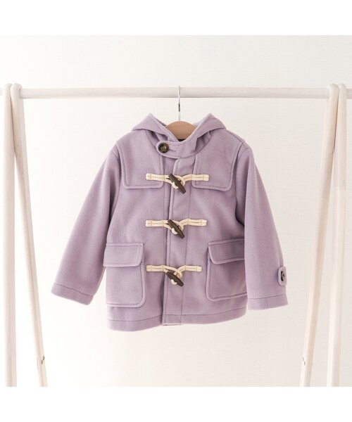apres les cours(アプレレクール)の「ダッフルコート(ダッフルコート・キッズ・ミント/キナリ/パープル・130/140/80/90/100/110/120)」の6枚目の写真