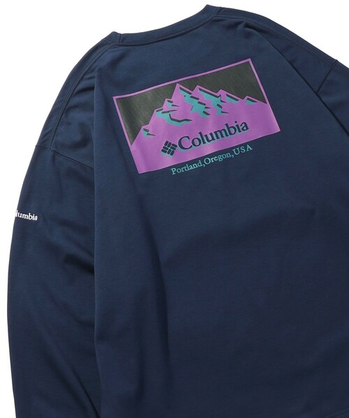 FREAK'S STORE（フリークスストア）の「WEB限定 Columbia/コロンビア インペリアルパーク バックプリント ロングスリーブTシャツ/ロンT/PM0555（Tシャツ/カットソー・メンズ・ホワイト/ブラック/ベージュ/ネイビー/グリーン/ホワイト系その他/ブラック系その他/ベージュ系その他/グリーン系その他/ネイビー系・SMALL/MEDIUM/LARGE/X-LARGE）」の10枚目の写真