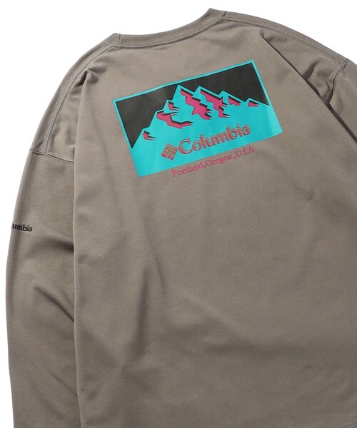 FREAK'S STORE（フリークスストア）の「WEB限定 Columbia/コロンビア インペリアルパーク バックプリント ロングスリーブTシャツ/ロンT/PM0555（Tシャツ/カットソー・メンズ・ホワイト/ブラック/ベージュ/ネイビー/グリーン/ホワイト系その他/ブラック系その他/ベージュ系その他/グリーン系その他/ネイビー系・SMALL/MEDIUM/LARGE/X-LARGE）」の6枚目の写真