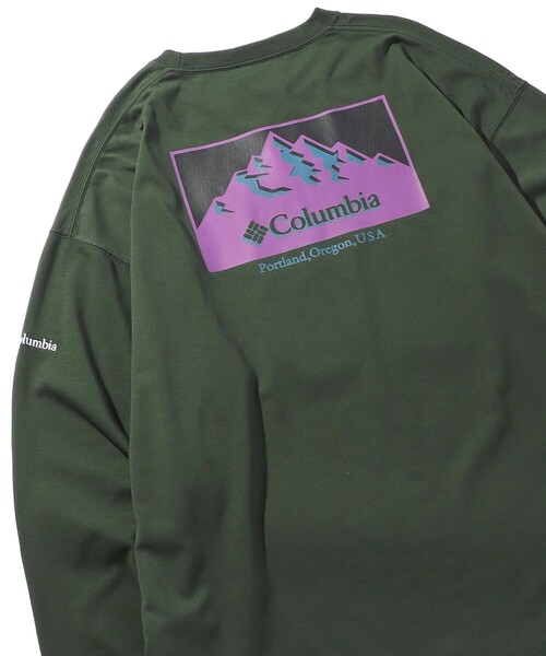 FREAK'S STORE（フリークスストア）の「WEB限定 Columbia/コロンビア インペリアルパーク バックプリント ロングスリーブTシャツ/ロンT/PM0555（Tシャツ/カットソー・メンズ・ホワイト/ブラック/ベージュ/ネイビー/グリーン/ホワイト系その他/ブラック系その他/ベージュ系その他/グリーン系その他/ネイビー系・SMALL/MEDIUM/LARGE/X-LARGE）」の8枚目の写真