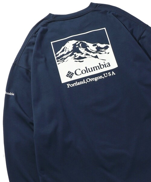 FREAK'S STORE（フリークスストア）の「WEB限定 Columbia/コロンビア インペリアルパーク バックプリント ロングスリーブTシャツ/ロンT/PM0555（Tシャツ/カットソー・メンズ・ホワイト/ブラック/ベージュ/ネイビー/グリーン/ホワイト系その他/ブラック系その他/ベージュ系その他/グリーン系その他/ネイビー系・SMALL/MEDIUM/LARGE/X-LARGE）」の9枚目の写真