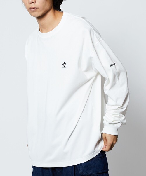 FREAK'S STORE（フリークスストア）の「WEB限定 Columbia/コロンビア インペリアルパーク バックプリント ロングスリーブTシャツ/ロンT/PM0555（Tシャツ/カットソー・メンズ・ホワイト/ブラック/ベージュ/ネイビー/グリーン/ホワイト系その他/ブラック系その他/ベージュ系その他/グリーン系その他/ネイビー系・SMALL/MEDIUM/LARGE/X-LARGE）」の16枚目の写真