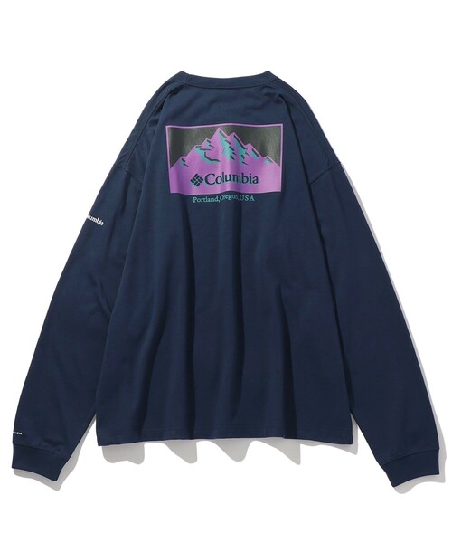 FREAK'S STORE（フリークスストア）の「WEB限定 Columbia/コロンビア インペリアルパーク バックプリント ロングスリーブTシャツ/ロンT/PM0555（Tシャツ/カットソー・メンズ・ホワイト/ブラック/ベージュ/ネイビー/グリーン/ホワイト系その他/ブラック系その他/ベージュ系その他/グリーン系その他/ネイビー系・SMALL/MEDIUM/LARGE/X-LARGE）」の13枚目の写真