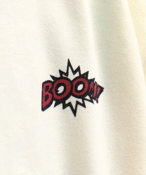 BRANSHES（ブランシェス）の「【bコレ】グラフィックトレーナー（スウェット・キッズ・カーキオリーブ/チャコールグレー/アイボリー/サックスブルー/レッド/ブラック/ブルー/カーキ/ベージュ・100/130/150/140/110/120/90/160）」の22枚目の写真