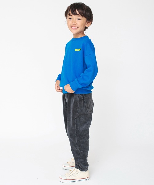 BRANSHES（ブランシェス）の「【bコレ】グラフィックトレーナー（スウェット・キッズ・カーキオリーブ/チャコールグレー/アイボリー/サックスブルー/レッド/ブラック/ブルー/カーキ/ベージュ・100/130/150/140/110/120/90/160）」の16枚目の写真