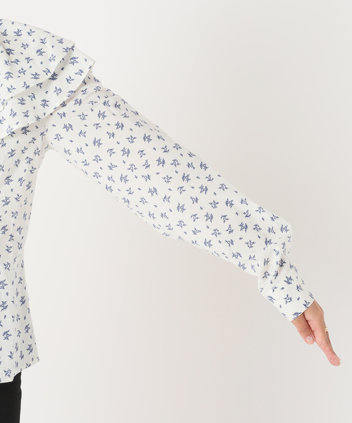 Charles Chaton（シャルルシャトン）の「ヴィクトリアン ブラウス（シャツ/ブラウス・レディース・ホワイト/サックスブルー・FREE）」の8枚目の写真