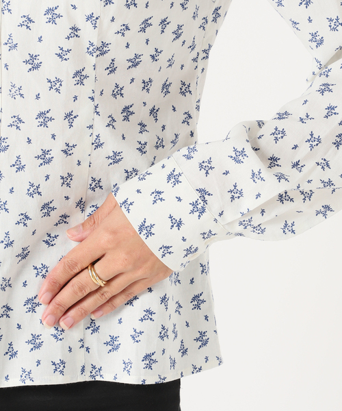 Charles Chaton（シャルルシャトン）の「ヴィクトリアン ブラウス（シャツ/ブラウス・レディース・ホワイト/サックスブルー・FREE）」の9枚目の写真