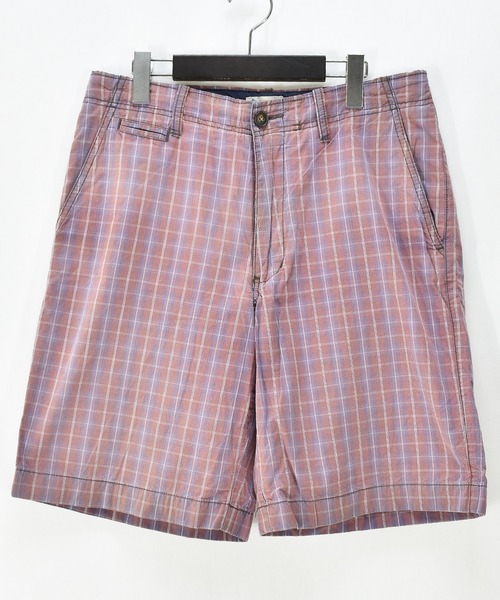 J.CREW(ジェイクルー)の「【ヴィンテージ古着】J.CREW / J.クルー チェック柄 コットン ショートパンツ(その他パンツ・メンズ・パープル・30)」の1枚目の写真