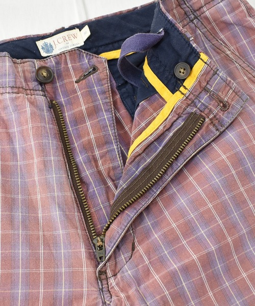 J.CREW(ジェイクルー)の「【ヴィンテージ古着】J.CREW / J.クルー チェック柄 コットン ショートパンツ(その他パンツ・メンズ・パープル・30)」の8枚目の写真
