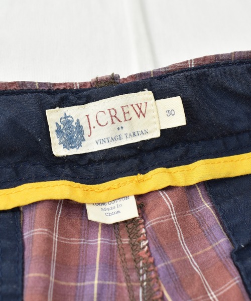J.CREW(ジェイクルー)の「【ヴィンテージ古着】J.CREW / J.クルー チェック柄 コットン ショートパンツ(その他パンツ・メンズ・パープル・30)」の2枚目の写真