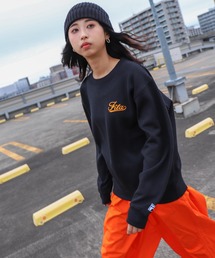 【別注】 【FILA】 アソート ロゴ ルーズシルエット 裏起毛 長袖 スウェット トレーナー