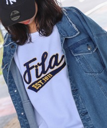 FILA | 【別注】【FILA】ロゴ4タイプ アソートルーズシルエットスウェットトレーナー【ユニセックス】(スウェット)