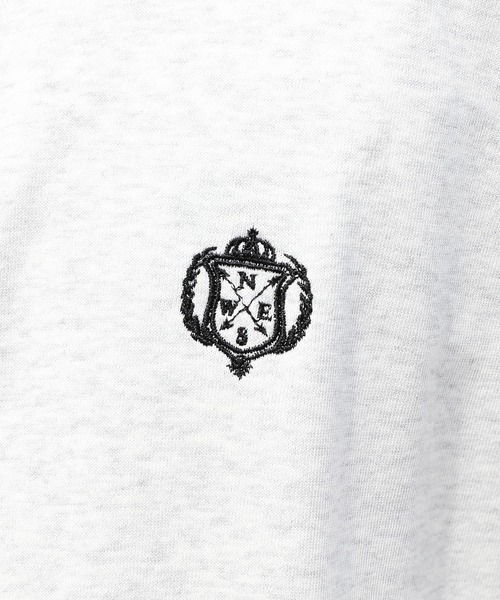 ８(eight)（エイト）の「ハーフジップスウェット（スウェット・メンズ・アッシュグレー/チャコール/ネイビー/マスタード・MEDIUM/LARGE）」の18枚目の写真