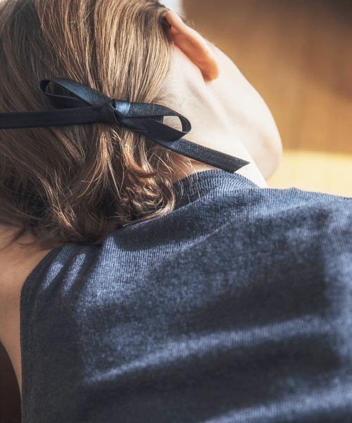 IRIS47（イリスフォーセブン）の「【IRIS 47】piano clip HB11（バレッタ/ヘアクリップ・レディース・ブラック/キャメル・FREE）」の8枚目の写真