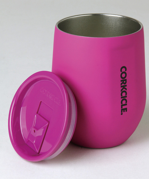 CORKCICLE（コークシクル）の「【在庫限り】12oz/300ml NEON STEMLESS Tumbler ステムレスタンブラー ネオン Coral/Citron/Kokomo/Berry Punch [CORKCICLE/コークシクル]（グラス/マグカップ/タンブラー・レディース・エメラルド/グリーン系その他/コーラル/フューシャピンク・ONE SIZE/ONESIZE）」の7枚目の写真