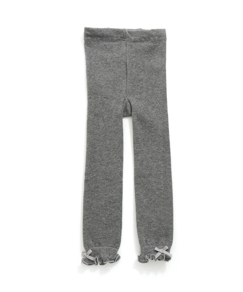 Ampersand（アンパサンド）の「サイドリボンレギンス（レギンス/スパッツ・キッズ・ピンク/チャコール/グレー・140/120/90/110/80/100）」の2枚目の写真