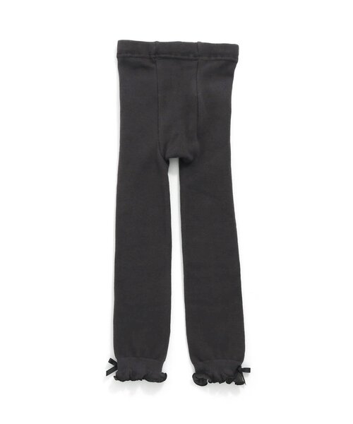 Ampersand（アンパサンド）の「サイドリボンレギンス（レギンス/スパッツ・キッズ・ピンク/チャコール/グレー・140/120/90/110/80/100）」の4枚目の写真