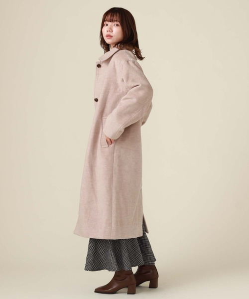 archives（アルシーヴ）の「ステンカラーコート（ステンカラーコート・レディース・グレー/モカ/アイボリー/ブラック/グレイッシュベージュ・MEDIUM）」の17枚目の写真