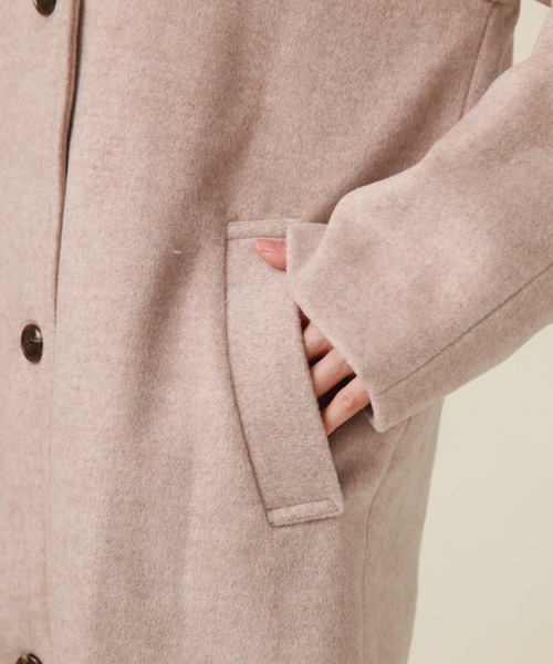 archives（アルシーヴ）の「ステンカラーコート（ステンカラーコート・レディース・グレー/モカ/アイボリー/ブラック/グレイッシュベージュ・MEDIUM）」の21枚目の写真