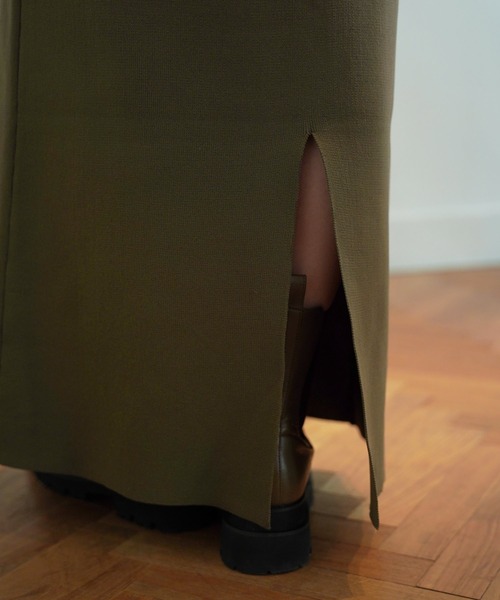 TINA：JOJUN（ティーナジョジュン）の「スリーブレス ニットワンピース TINA：JOJUN（ワンピース・レディース・カーキ/ネイビー・S/M）」の8枚目の写真