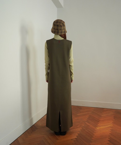 TINA：JOJUN（ティーナジョジュン）の「スリーブレス ニットワンピース TINA：JOJUN（ワンピース・レディース・カーキ/ネイビー・S/M）」の17枚目の写真