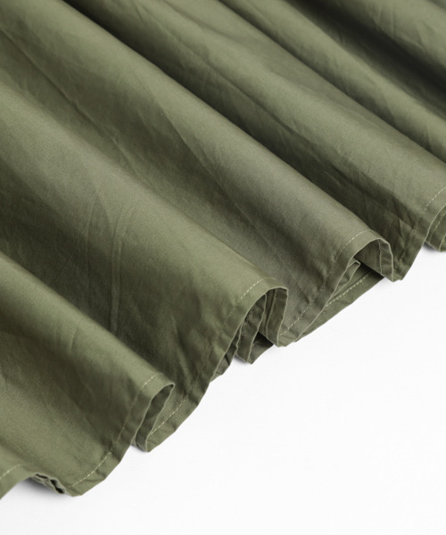 La-gemme(ラジェム)の「デザインギャザースカート(スカート・レディース・ブラック/カーキ/アイボリー/ダークグレー・フリー)」の10枚目の写真